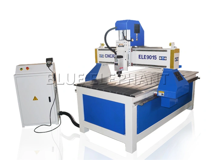 9015 4th Axis Woodworking CNC Router Machinery with Rotary Device, PCB CNC Router Sale in India