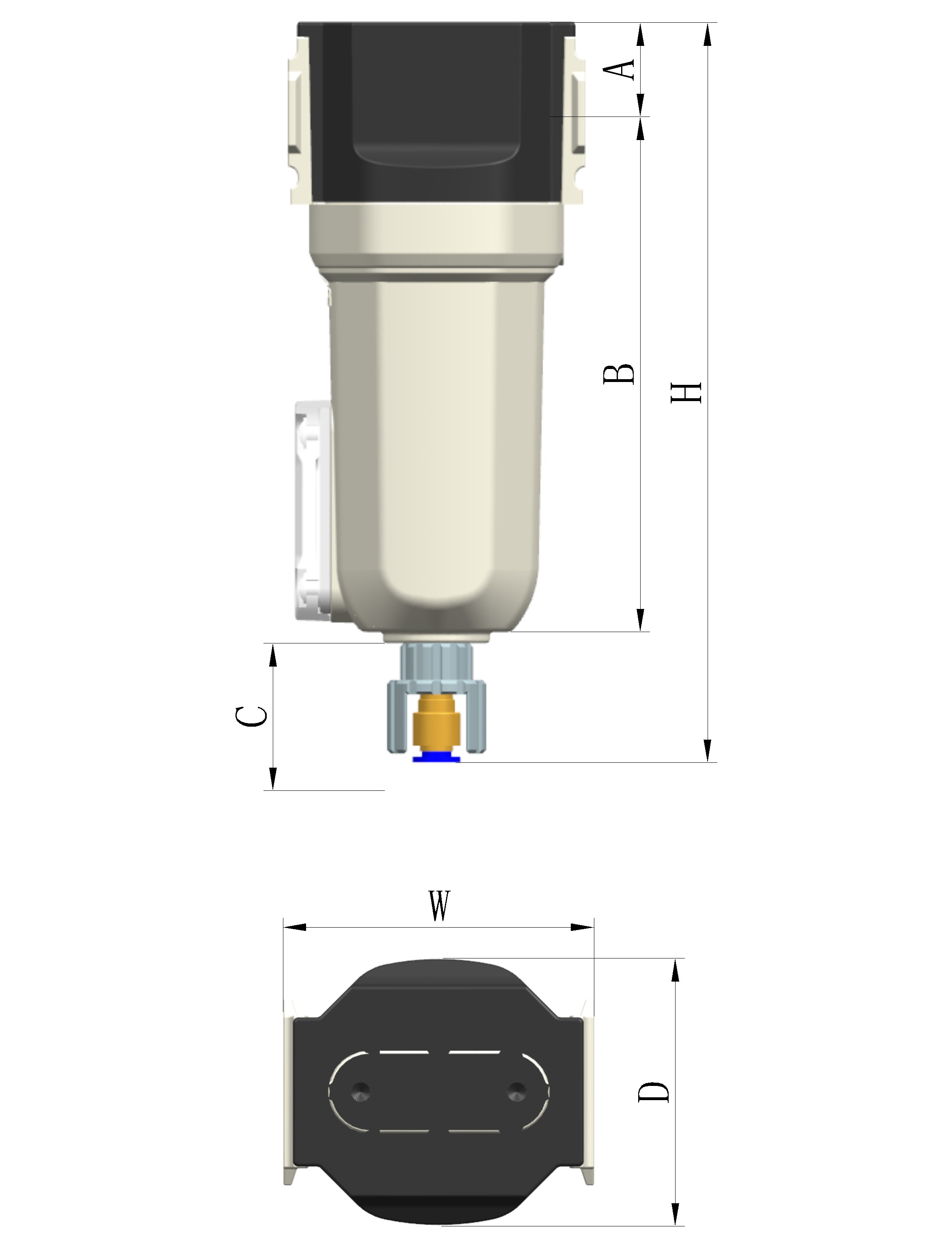 water gas separator