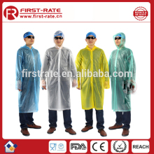 High quality pe rain coat for one time use