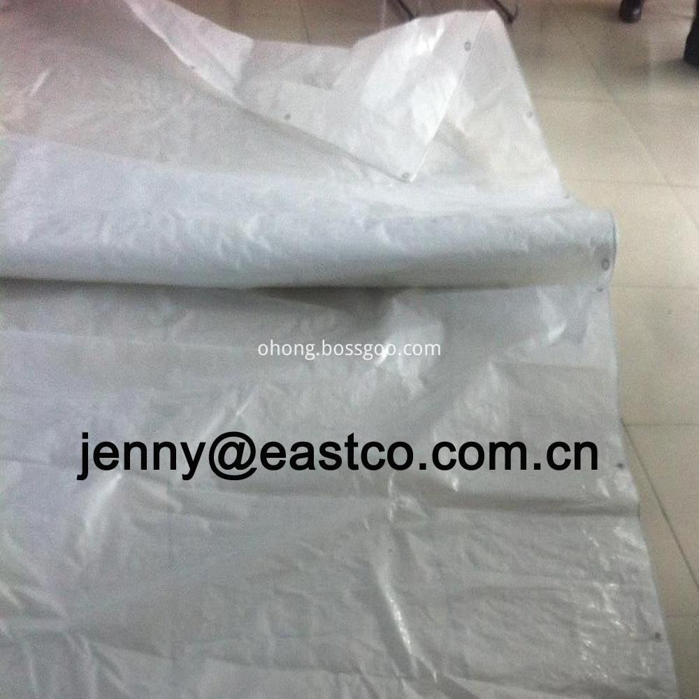 Clear Transparent Ready Made Woven Tarpaulin Sheet