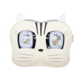 Cute kids clock oblong flip table clock