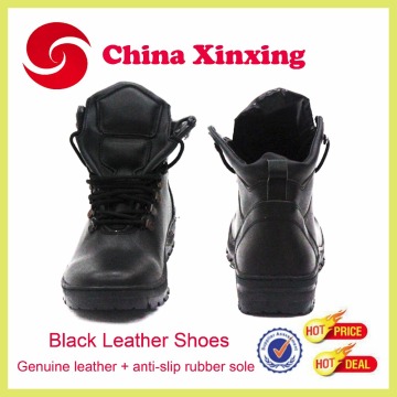 Men Genuine leather boots Men real leather shoes pure leather shoes black military boots