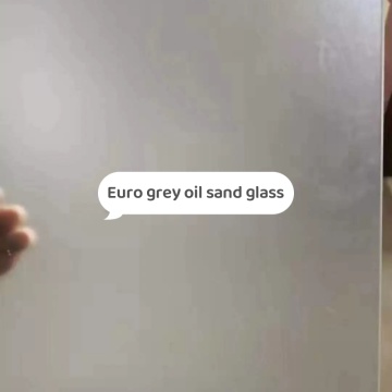 Vidrio esbelto de arena de aceite de 5 mm para ventana