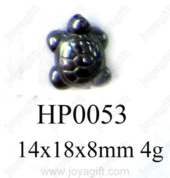 Pendentif tortue hématite