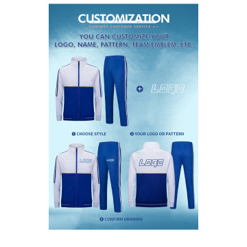 Wholesale Custom Design Soccer jersey football tracksuit