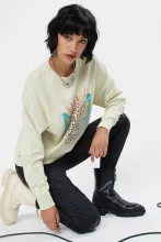 Women Pullover Printed Sweatshirts Top