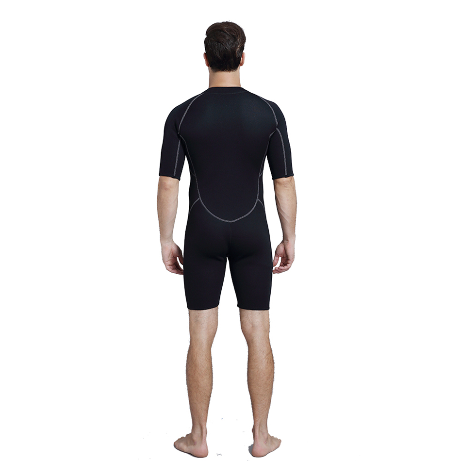 Seaskin 4/3mm Neoprene Front Zip Shorty Summer Wetsuit