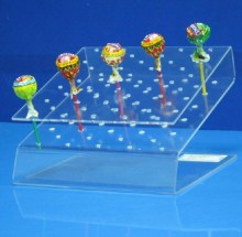 Transparent Acrylic Lollipop Display Stand