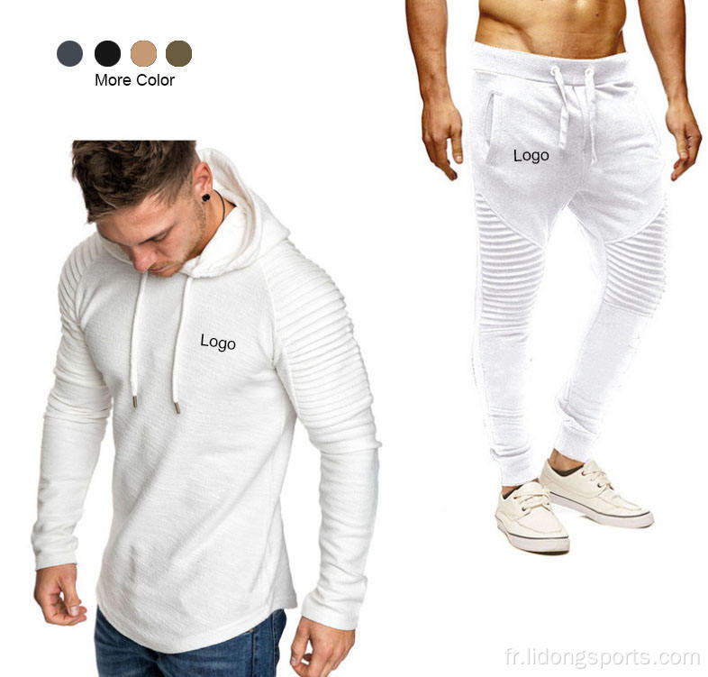 Saisir de piste de gymnase occasionnel Suisses de jogging pour hommes