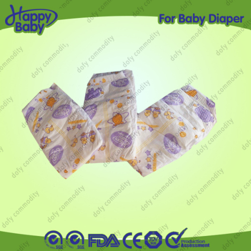 factory ultra soft baby diaper sanitary napkin with magic tape