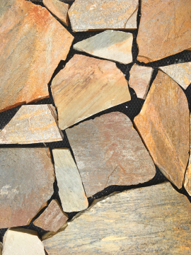 Yellow Natural Slate Paving Stone Tile