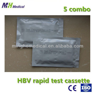 one step blood type test kits hbv test kits