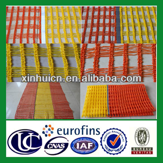 plastic safety warning fence, orange-red plastic safety fence