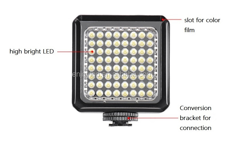 SLR camera top small portable led fill light shooting character photo pocket photography light