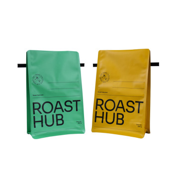 Design colorato personalizzato con sacchi di caffè eco-compatibili per cravatta di latta