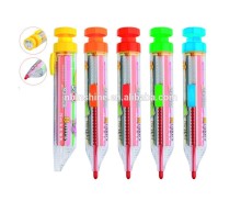 Multi color crayon , push crayon , twistable crayon