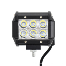4 Pcs 18W LED Work Light Bars for Off-Road Vehicles