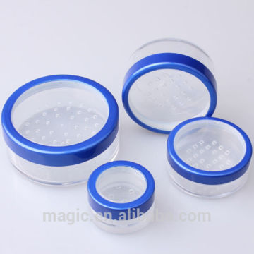 loose powder container with sifter,loose powder container,loose mineral powder jar