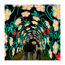 Factory Wholesale Waterproof LED Lanterns for Outdoor Ramadan Decoration