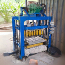 Automatic Hollow Cement Block Machinery for Small Business at Home