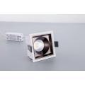 7W 6000K 2.4G Remote Control Led Square Spotlight-Aluminum