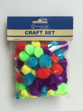 craft set pom poms