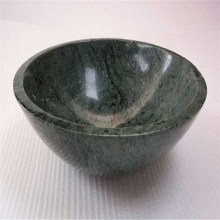 Green bathroom basin stone