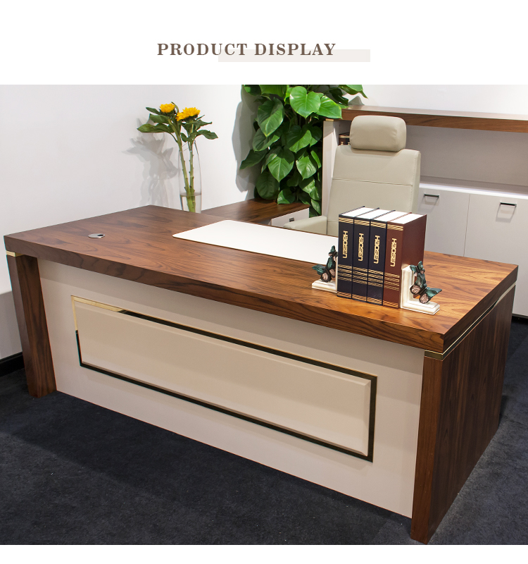 Modern style MDF 09007 Wood executive Computer desk Work office furniture executive desk use