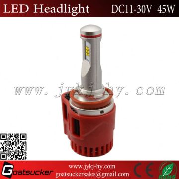 Auto bulb type 45w 4500lm 6000k H9 LED headlight bulbs