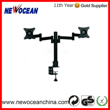 Height adjustable Swivel and Rotating Double Arms Desk Mount cantilever tv bracket----MB422