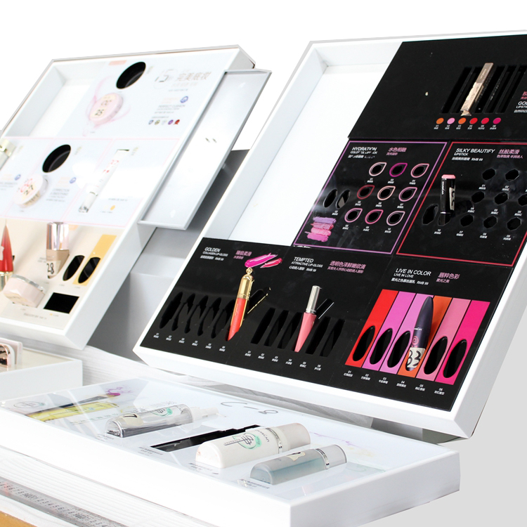 makeup display stand