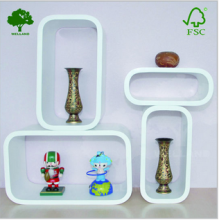 White corner shelves Cosmos Cube