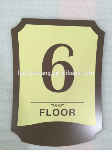 customized door sign, building number sign, Shanghai sign manufacturer