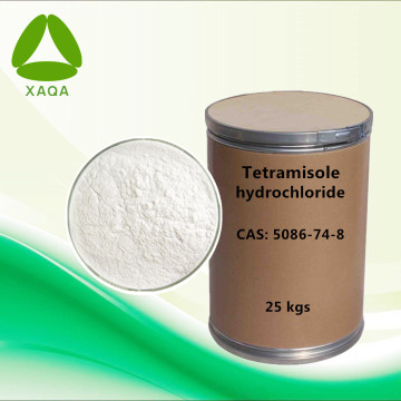 Poudre de chlorhydrate de tétramisole CAS 5086-74-8 Vétérinaire