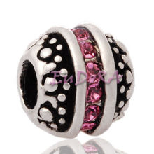 Rhinestone Beads European Style Beads With 12 Colours Available