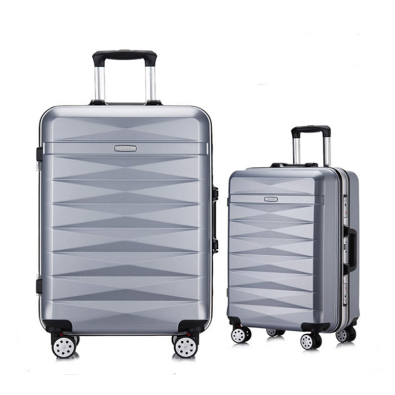 Silvery luggage