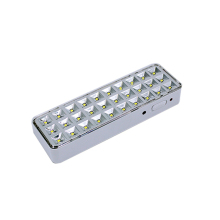 30LED White ABS+Plating LED Rechargeable Emergency Light with Long Discharge Time