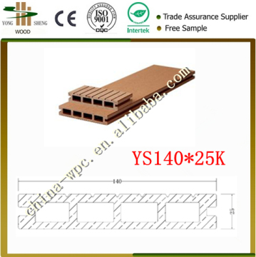 Waterproof decking composite wood decking wpc wood flooring prices