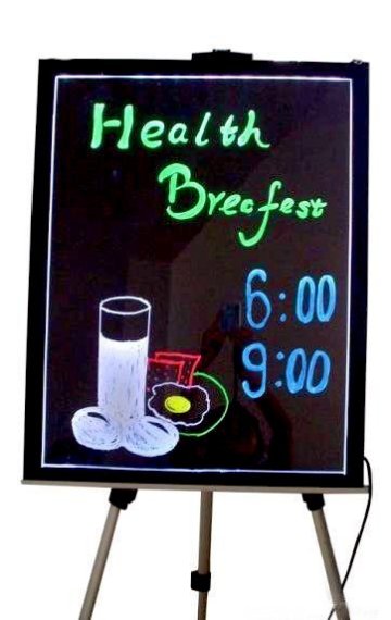 display advertising board: indoor or outdoor miracle led ad writing board