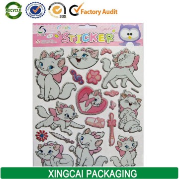 transfer crystal sticker label design