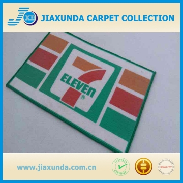 rubber logo floor mat printed mats