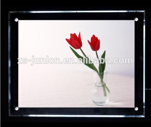 LED Acrylic Crystal backlit Decorative Picture Frame