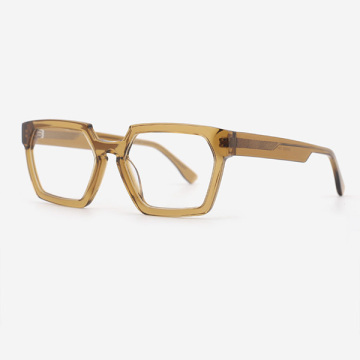 Irregular Square Acetate Male Optical Frames 23A3159