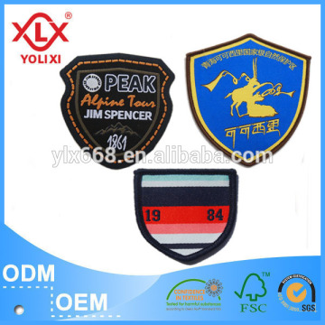 China garment accessories / woven patch for garment