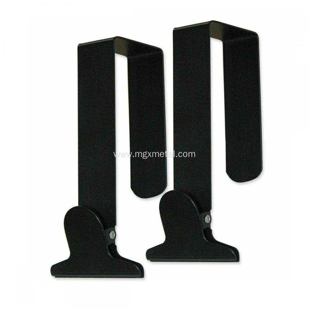 High Quality Black House Metal Door Flag Clamps