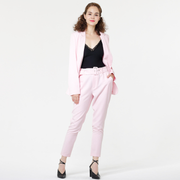 Pink Women's Casual Trousers