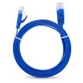 Cable de conexión Ethernet plano OEM ODM Cat5e