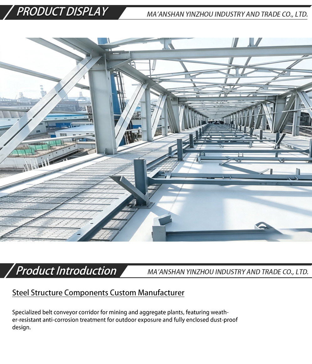 Ленточный конвейер стальной конструкции коридор-х Steel-structured belt conveyor corridor-x