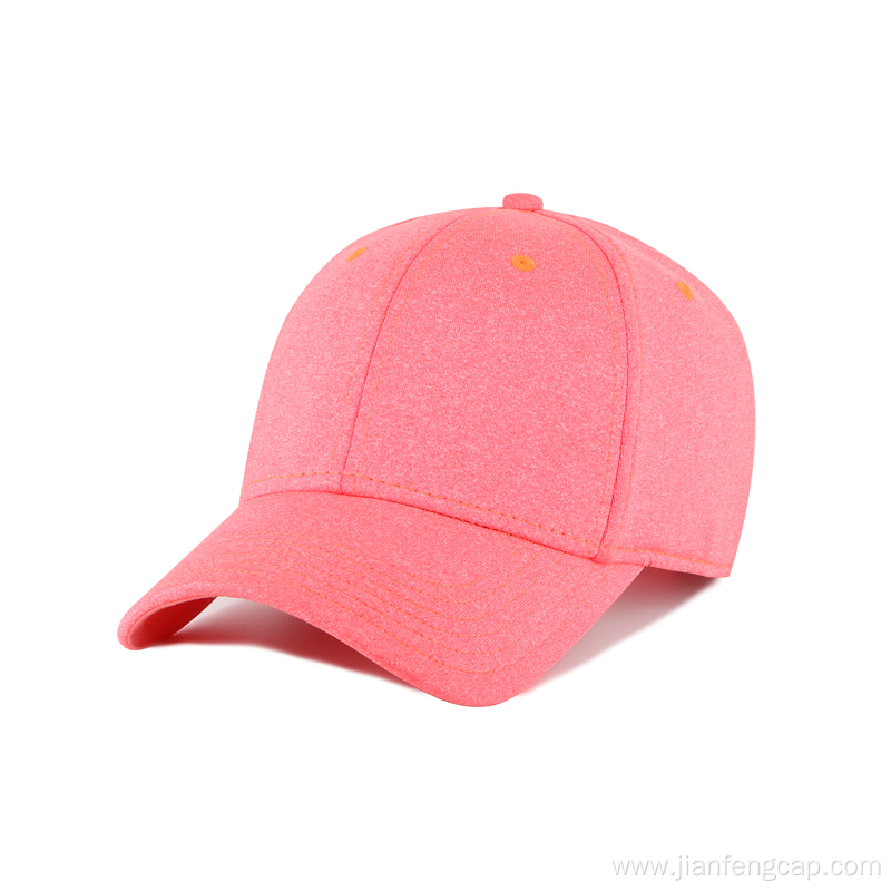 Heather fabric breathable and light weight outdoor cap