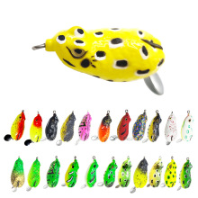 AOCLU Natural Soft Frog Lure 6cm 15g - Topwater Floating Bait